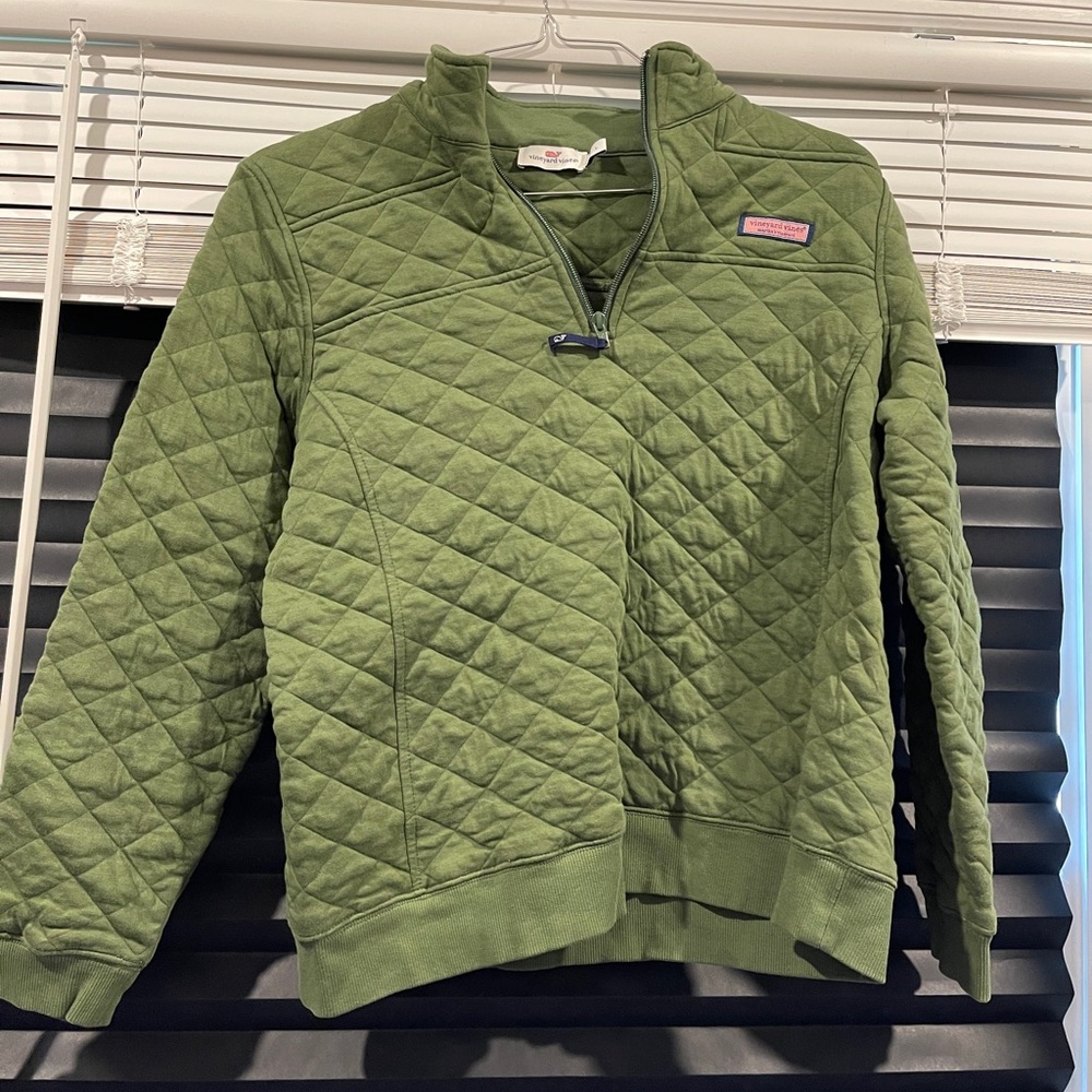 Vineyard Vines Green Quarter-Zip
